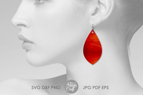 Faux leather earring SVG SVG Artisan Craft SVG 