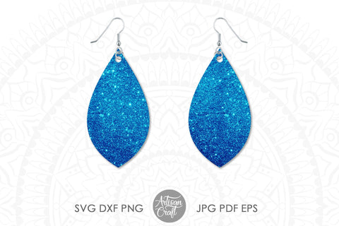 Faux leather earring SVG SVG Artisan Craft SVG 