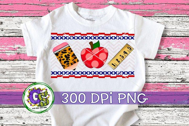 Faux Smock PNG for Sublimation-Back To School PNG Sublimation Greedy Stitches 