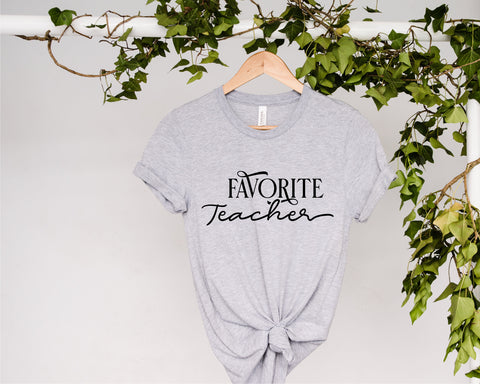 Favorite Teacher svg, Teacher Appreciation, Teacher Shirt svg, back to school svg, School svg, Teacher Appreciation svg, svg for shirt, png SVG Fauz 