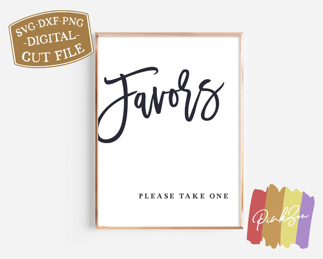 Favors SVG Files | Please Take One Svg | Wedding Favors Sign Svg | Wedding Sign | Commercial Use | Digital Cut Files (1196464351) SVG PinkZou 
