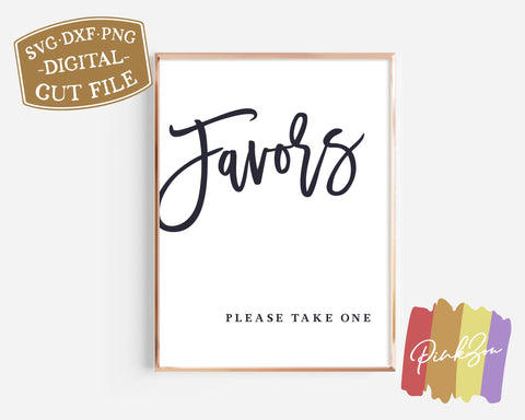 Favors SVG Files | Please Take One Svg | Wedding Favors Sign Svg | Wedding Sign | Commercial Use | Digital Cut Files (1196464351) SVG PinkZou 