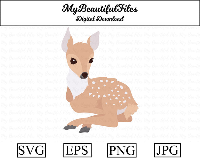 Fawn - Animal SVG MyBeautifulFiles 