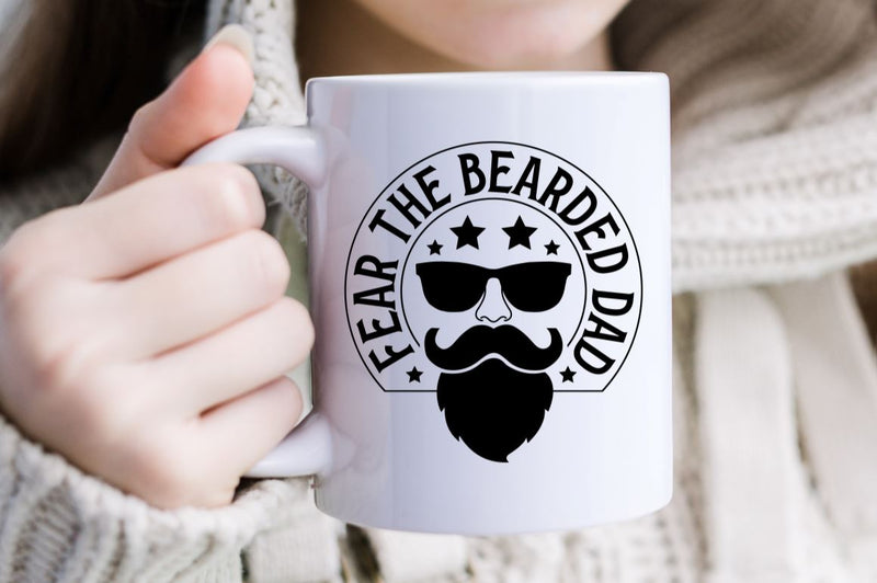 Fear the bearded dad SVG SVG DESIGNISTIC 