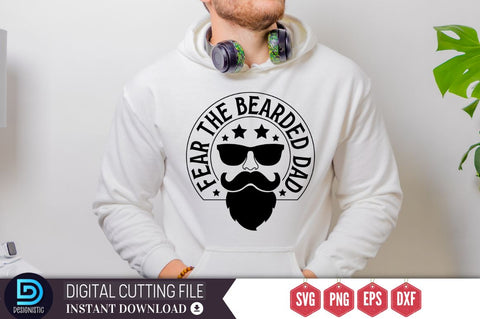 Fear the bearded dad SVG SVG DESIGNISTIC 