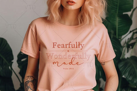 Fearfully And Wonderfully Made Svg Png Files, Christian Svg, Bible Verse Svg, Christian Shirt Svg, Jesus Svg, God Svg, Religious svg SVG DesignDestine 