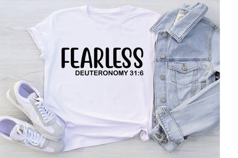 Fearless Deuteronomy 31:6 SVG SVG Creativeart88 