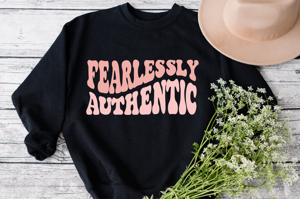 Fearlessly Authentic SVG, Authentic Shirt Svg, Motivational SVG, Strong ...