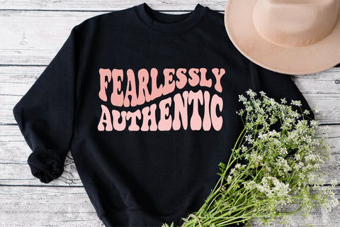 Fearlessly Authentic SVG, Authentic Shirt Svg, Motivational SVG, Strong svg, Feminist SVG, Inspirational Svg, Dxf, Png, Clipart, Cut File SVG Fauz 