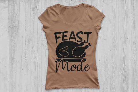 Feast Mode| Thanksgiving Turkey SVG Cutting Files. SVG CosmosFineArt 