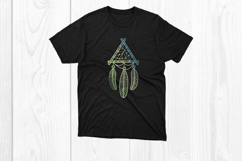 Feather Dreams Dreamcatcher Clipart Set, svg, sublimation SVG dadan_pm 