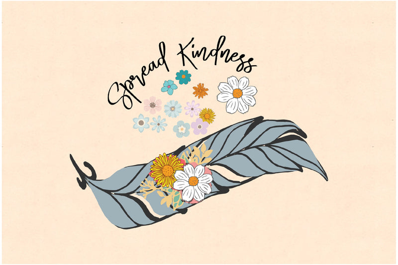 Feather Spread Kindness Sublimation Sublimation Jagonath Roy 