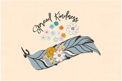 Feather Spread Kindness Sublimation Sublimation Jagonath Roy 