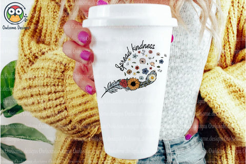 Feather Spread Kindness Sublimation Sublimation LAM HOANG THUY 