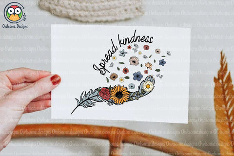 Feather Spread Kindness Sublimation Sublimation LAM HOANG THUY 