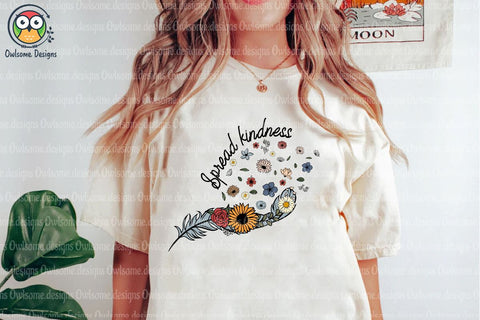 Feather Spread Kindness Sublimation Sublimation LAM HOANG THUY 