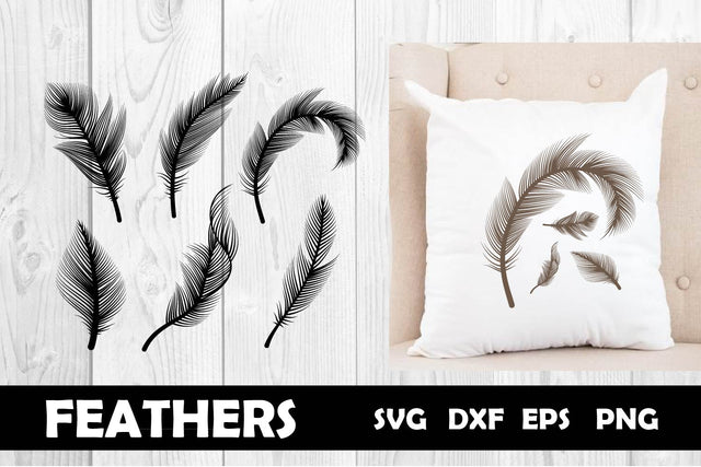 feathers, svg dxf eps png SVG dadan_pm 