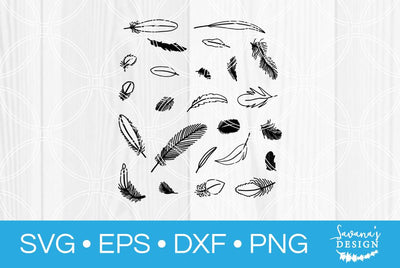 Feathers SVG SavanasDesign 
