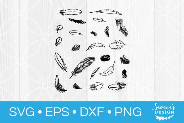 Feathers SVG SavanasDesign 
