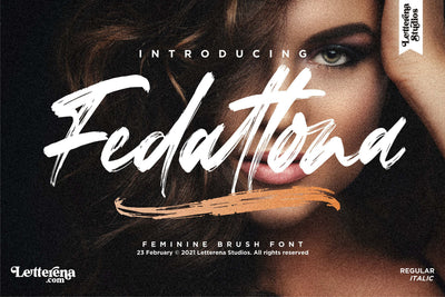 Fedattona Font Letterena Studios 