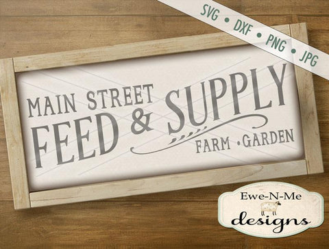 Feed and Supply - Cutting Files SVG Ewe-N-Me Designs 