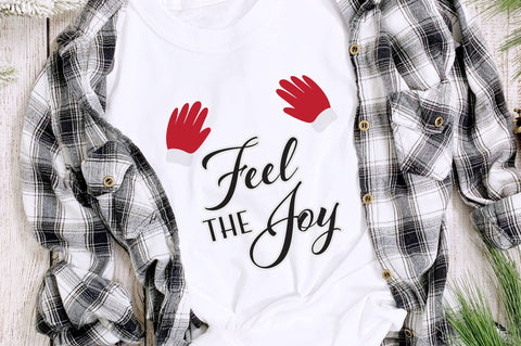 Feel the Joy Women's Naughty Christmas Adult SVG Design | So Fontsy SVG Crafting After Dark 