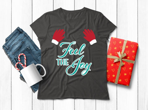 Feel the Joy Women's Naughty Christmas Adult SVG Design | So Fontsy SVG Crafting After Dark 
