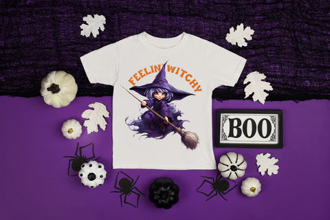 Feelin Witchy - Funny Halloween Sublimation Sublimation CraftLabSVG 