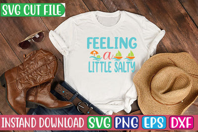 Feeling a Little Salty SVG Cut File SVGs, Quotes and Sayings, Food & Drink, Holiday,On Sale, SVG Studio Innate 