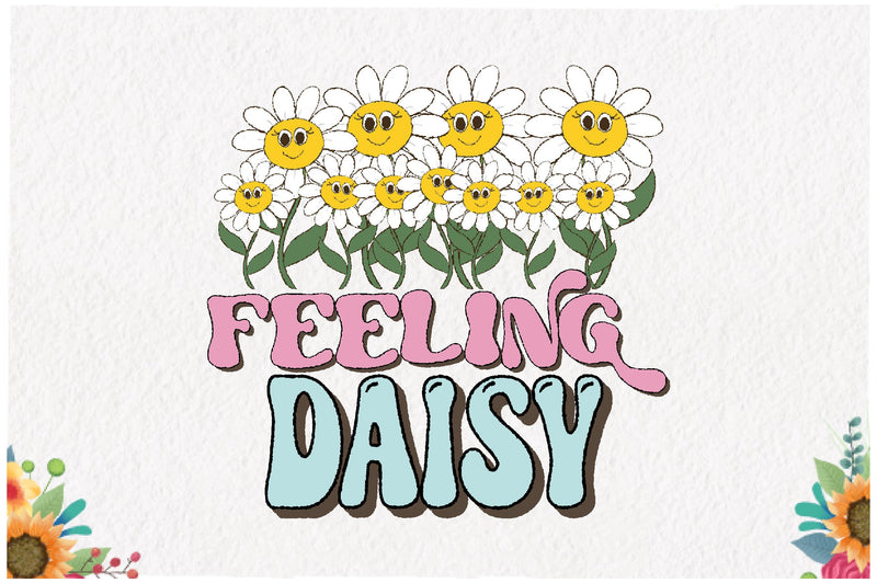 Feeling Daisy Retro Sublimation Sublimation Jagonath Roy 