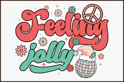 Feeling Jolly Christmas PNG Sublimation Sublimation designartist 