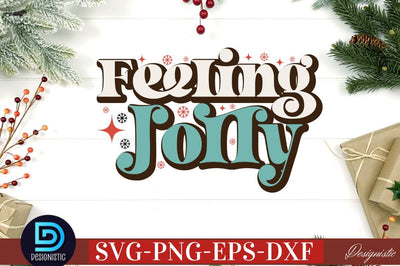 Feeling Jolly SVG SVG DESIGNISTIC 