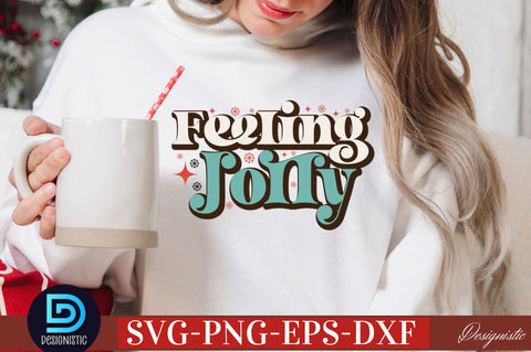 Feeling Jolly SVG SVG DESIGNISTIC 
