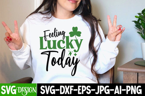 Feeling Lucky Today SVG Cut File SVG BlackCatsMedia 