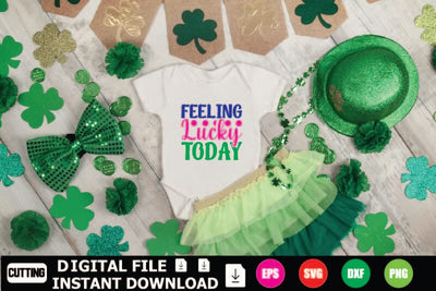 Feeling Lucky Today SVG Shahin alam 
