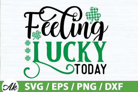 Feeling lucky today SVG SVG akazaddesign 