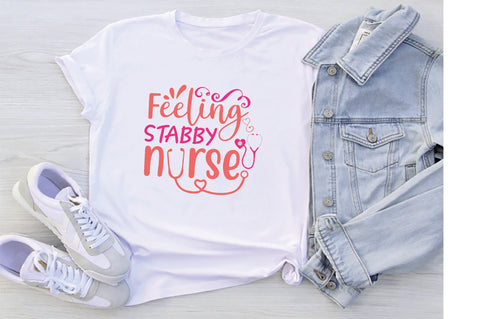 Feeling Stabby Nurse SVG SVG Creativeart88 