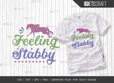 Feeling Stabby SVG Cut File, Unicorn Svg, Rhinoceros Svg, Funny Saying, Animal Svg, Rhino Quotes, Typography Design, SVG ETC Craft 