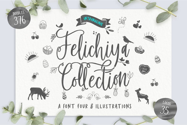 Felichiya Collection SVG Jimtype Studio 