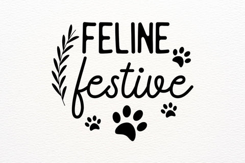 Feline festive SVG Design SVG Regulrcrative 