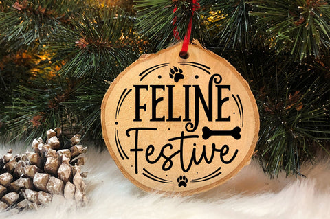 Feline festive SVG Design SVG Regulrcrative 