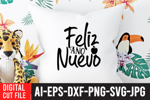 Feliz Ano Nueuo SVG Deesign SVG BlackCatsMedia 
