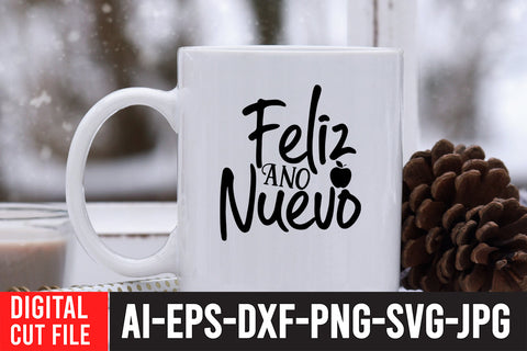 Feliz Ano Nueuo SVG Deesign SVG BlackCatsMedia 