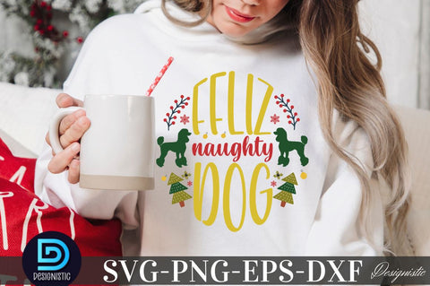 Feliz naughty dog, Mega Christmas Dog SVG Bundle SVG DESIGNISTIC 