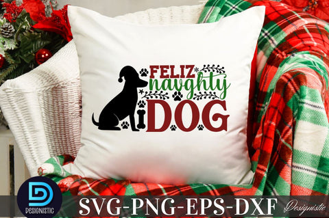 Feliz naughty dog, Mega Christmas Dog SVG Bundle SVG DESIGNISTIC 