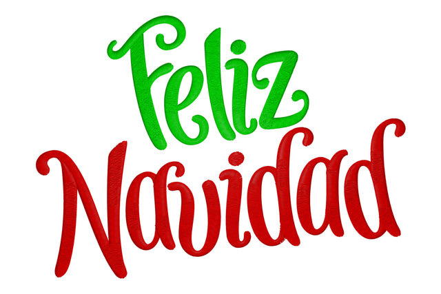 Feliz Navidad Embroidery/Applique DESIGNS embroidery-workshop 