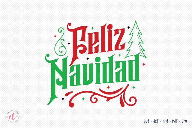 Feliz Navidad SVG, Christmas SVG Design SVG CraftLabSVG 