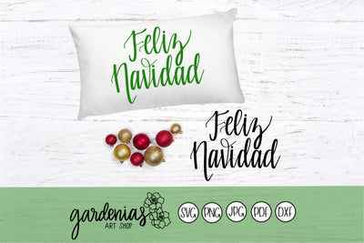Feliz Navidad SVG Gardenias Art Shop 