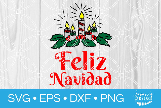Feliz Navidad SVG SavanasDesign 