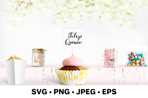 Feliz Quince. Quinceanera SVG. Spanish quote. 15th birthday SVG LaBelezoka 